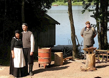 Kuva Kuivalahden kesäteatterin näytöksestä Kaunissaaren Valssi 2007 - 4