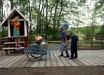 Kuva Kuivalahden kesäteatterin näytöksestä Juuselan Maija 2014 - 10